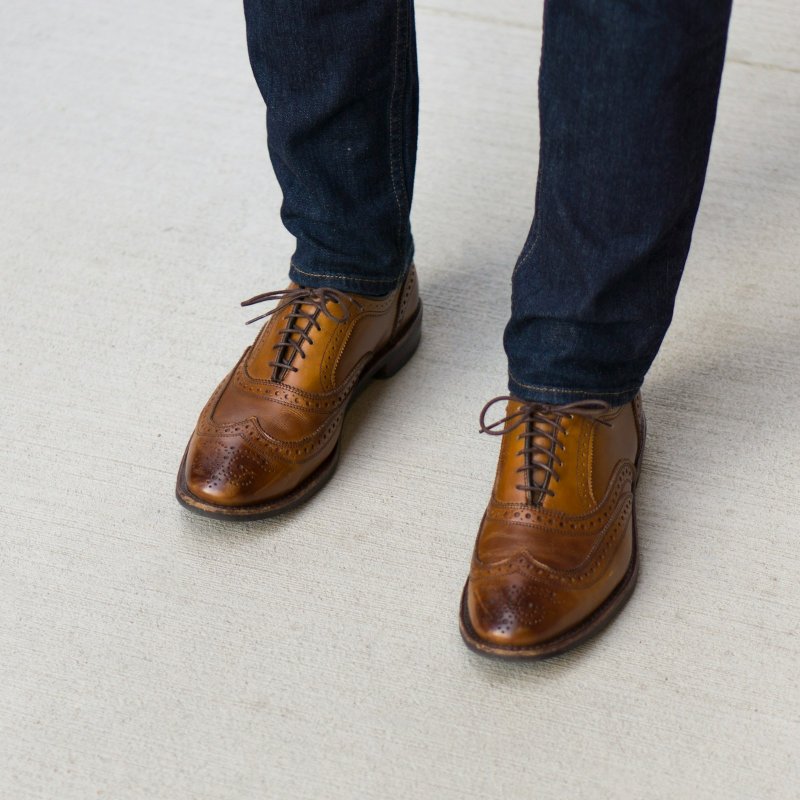 Leather Oxford Dress Shoes
